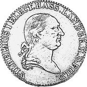 Germany 5 Thaler (Friedrich d’Or) 1817 KM# 566 Hesse-Cassel / Electorate / Regular Coinage coin obverse