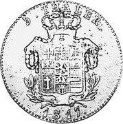 Germany 5 Thaler (Friedrich d’Or) 1817 KM# 566 Hesse-Cassel / Electorate / Regular Coinage coin reverse