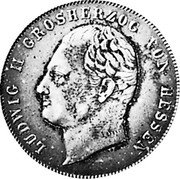 Germany Gulden 1837 KM# 304 Hesse-Darmstadt / Grand Duchy coin obverse Germany Gulden 1837 KM# 304 Hesse-Darmstadt / Grand Duchy coin obverse