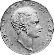 Germany Gulden 1845 KM# 64 United Nassau / Duchy / Standard Coinage coin obverse Germany Gulden 1845 KM# 64 United Nassau / Duchy / Standard Coinage coin obverse