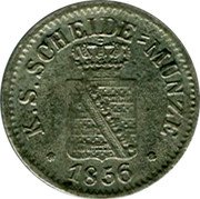 Germany Neugroschen (10 Pfennig) 1856 F KM# 1159 Saxony-Albertine / Kingdom / Regular Coinage coin obverse Germany Neugroschen (10 Pfennig) 1856 F KM# 1159 Saxony-Albertine / Kingdom / Regular Coinage coin obverse