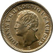 Germany Neugroschen (10 Pfennig) 1873 B KM# 1221 Saxony-Albertine / Kingdom / Regular Coinage coin obverse Germany Neugroschen (10 Pfennig) 1873 B KM# 1221 Saxony-Albertine / Kingdom / Regular Coinage coin obverse