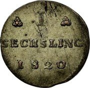 Germany Sechsling (6 Pfennig) 1820 KM# 260 Mecklenburg-Schwerin / Grand Duchy coin reverse Germany Sechsling (6 Pfennig) 1820 KM# 260 Mecklenburg-Schwerin / Grand Duchy coin reverse