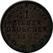 Germany Silbergroschen 1865 KM# 615 Hesse-Cassel / Electorate / Regular Coinage coin reverse Germany Silbergroschen 1865 KM# 615 Hesse-Cassel / Electorate / Regular Coinage coin reverse