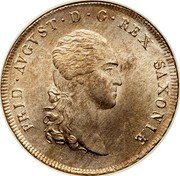 Germany Thaler 1808 SGH KM# 1059.1 Saxony-Albertine / Kingdom / Regular Coinage coin obverse Germany Thaler 1808 SGH KM# 1059.1 Saxony-Albertine / Kingdom / Regular Coinage coin obverse