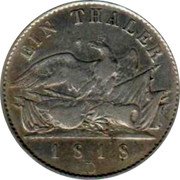 Germany Thaler 1818 D KM# 396 Kingdom / Regular Coinage coin reverse Germany Thaler 1818 D KM# 396 Kingdom / Regular Coinage coin reverse