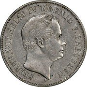 Germany Thaler 1848 A KM# 445 Kingdom / Regular Coinage coin obverse Germany Thaler 1848 A KM# 445 Kingdom / Regular Coinage coin obverse