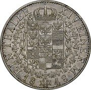 Germany Thaler 1848 A KM# 445 Kingdom / Regular Coinage coin reverse Germany Thaler 1848 A KM# 445 Kingdom / Regular Coinage coin reverse