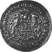 Germany 1/100 Verrechnungsmarke 1923 KM# TS1 Reckoning Tokens coin obverse Germany 1/100 Verrechnungsmarke 1923 KM# TS1 Reckoning Tokens coin obverse