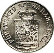 Germany 1/2 Silbergroschen 1846 A KM# 144 Schwarzburg-Sondershausen / Principality / Regular Coinage coin obverse