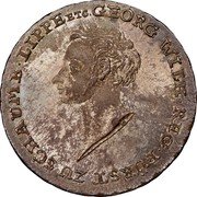 Germany 1/2 Thaler 1821 H KM# 34 Schaumburg-Lippe / Principality coin obverse Germany 1/2 Thaler 1821 H KM# 34 Schaumburg-Lippe / Principality coin obverse