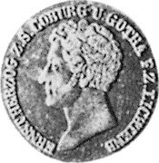 Germany 10 Kreuzer 1834 KM# 43 Saxe-Coburg-Gotha / Duchy / Regular Coinage coin obverse