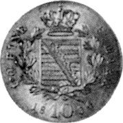 Germany 10 Kreuzer KM# 63 Saxe-Coburg-Gotha / Duchy / Regular Coinage coin reverse