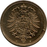 Germany 10 Pfennig 1874 B KM# 4 Standard Coinage coin obverse Germany 10 Pfennig 1874 B KM# 4 Standard Coinage coin obverse