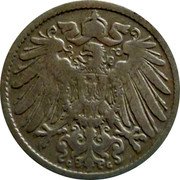 Germany 10 Pfennig 1892 G KM# 12 Standard Coinage coin reverse Germany 10 Pfennig 1892 G KM# 12 Standard Coinage coin reverse