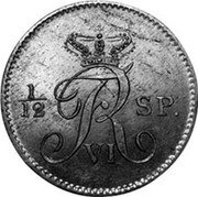 Germany 16 Reichsbank Schilling 1839 IFF KM# 154A Schleswig-Holstein / Duchy / Standard Coinage coin obverse