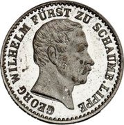 Germany 2-1/2 Silbergroschen 1858 KM# 45 Schaumburg-Lippe / Principality coin obverse