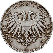 Germany 2 Mark 1901 A KM# 210 Lübeck / Free City / Reform Coinage coin obverse