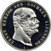 Germany 2 Mark 1901 A KM# 36 Saxe-Altenburg / Duchy / Regular Coinage coin obverse
