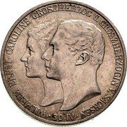 Germany 2 Mark 1903 A KM# 217 Saxe-Weimar-Eisenach / Grand Duchy / Reform Coinage coin obverse