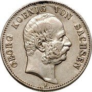 Germany 2 Mark 1903 E KM# 1257 Saxony-Albertine / Kingdom / Reform Coinage coin obverse