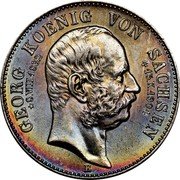 Germany 2 Mark 1904 E KM# 1261 Saxony-Albertine / Kingdom / Reform Coinage coin obverse