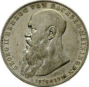 Germany 2 Mark 1915 KM# 206 Saxe-Meiningen / Duchy / Reform Coinage coin obverse