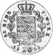 Germany 20 Kreuzer 1835 KM# 66 Saxe-Coburg-Gotha / Duchy / Regular Coinage coin reverse