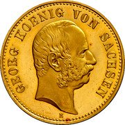 Germany 20 Mark 1903 E KM# 1260 Saxony-Albertine / Kingdom / Reform Coinage coin obverse