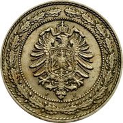 Germany 20 Pfennig 1888 F KM# 9.1 Standard Coinage coin reverse