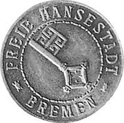 Germany 20 Verrechnungs-Pfennig 1924 KM# Tn4 Bremen / Free City / Token Coinage coin obverse