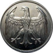 Germany 3 Mark 1922 A Proof KM# 28 Mark Coinage coin reverse Germany 3 Mark 1922 A Proof KM# 28 Mark Coinage coin reverse