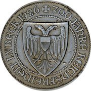 Germany 3 Reichsmark 1926 A KM# 48 Reichsmark Coinage coin obverse Germany 3 Reichsmark 1926 A KM# 48 Reichsmark Coinage coin obverse