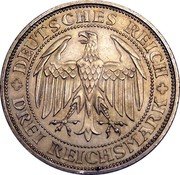 Germany 3 Reichsmark 1929 E KM# 65 Reichsmark Coinage coin obverse Germany 3 Reichsmark 1929 E KM# 65 Reichsmark Coinage coin obverse