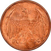 Germany 4 Reichspfennig 1932 A KM# 75 Reichsmark Coinage coin obverse