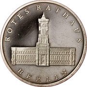 Germany 5 Mark 1987 A Proof KM# 115 Democratic Republic / Standard Coinage coin reverse