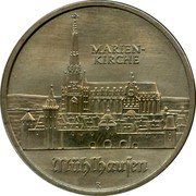 Germany 5 Mark 1989 A KM# 130 Democratic Republic / Standard Coinage coin reverse