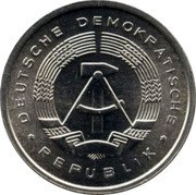 Germany 5 Pfennig 1990 A KM# 9.2 Democratic Republic / Standard Coinage coin obverse