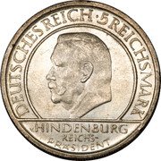Germany 5 Reichsmark 1929 G KM# 64 Reichsmark Coinage coin obverse Germany 5 Reichsmark 1929 G KM# 64 Reichsmark Coinage coin obverse