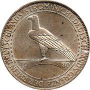 Germany 5 Reichsmark 1930 A KM# 71 Reichsmark Coinage coin reverse Germany 5 Reichsmark 1930 A KM# 71 Reichsmark Coinage coin reverse