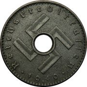 Germany 5 Reichspfennig 1940 A KM# 98 Military Coinage WWII coin obverse