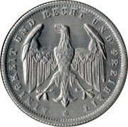 Germany 500 Mark 1923 F KM# 36 Mark Coinage coin reverse Germany 500 Mark 1923 F KM# 36 Mark Coinage coin reverse