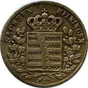 Germany 6 Kreuzer 1835 L KM# 134 Saxe-Meiningen / Duchy / Regular Coinage coin obverse