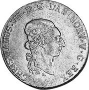 Germany 60 Schilling (Speciesthaler) KM# 138.1 Schleswig-Holstein / Duchy / Standard Coinage coin obverse Germany 60 Schilling (Speciesthaler) KM# 138.1 Schleswig-Holstein / Duchy / Standard Coinage coin obverse