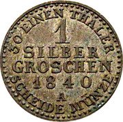Germany Groschen 1840 A KM# 199 Saxe-Weimar-Eisenach / Grand Duchy coin reverse