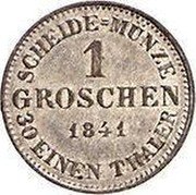 Germany Groschen 1841 G KM# 88 Saxe-Coburg-Gotha / Duchy / Regular Coinage coin reverse
