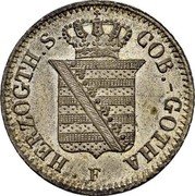 Germany Groschen 1855 F KM# 108 Saxe-Coburg-Gotha / Duchy / Regular Coinage coin obverse