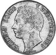 Germany Gulden 1843 KM# 574 Württemberg / Kingdom / Regular Coinage coin obverse Germany Gulden 1843 KM# 574 Württemberg / Kingdom / Regular Coinage coin obverse