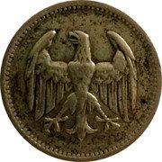 Germany Mark 1925 A KM# 42 Reichsmark Coinage coin obverse Germany Mark 1925 A KM# 42 Reichsmark Coinage coin obverse