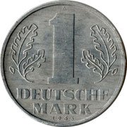Germany Mark 1963 A KM# 13 Democratic Republic / Standard Coinage coin reverse Germany Mark 1963 A KM# 13 Democratic Republic / Standard Coinage coin reverse